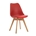 SILLA TORRE 4P, MADERA, ROJA - Imagen 1