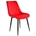 SILLA YUCCA TAPIZADO VELVET ROJO - Imagen 1